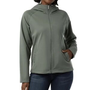 32 Degrees Heat Women's Hooded Full Zip Softshell Jacket XXL